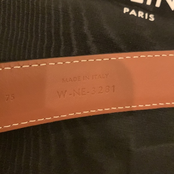 Celine Medium Triomphe natural belt - Picture 10 of 14